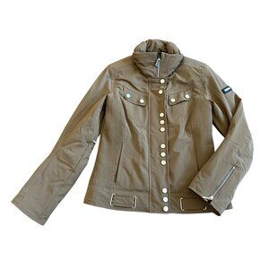 Obermeyer Tan Ski Jacket Waist Length Snowboarding Winter Snow Size 6 Women's